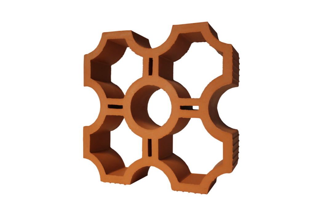 Fatima Red Ceramic Window Lattice – FACE08 Image